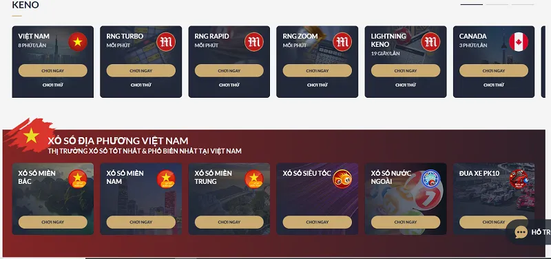 M88 43 Sảnh xổ số M88
